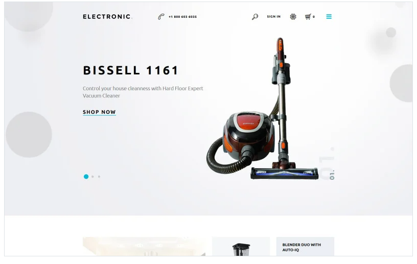 Electronics Store Responsive PrestaShop Theme