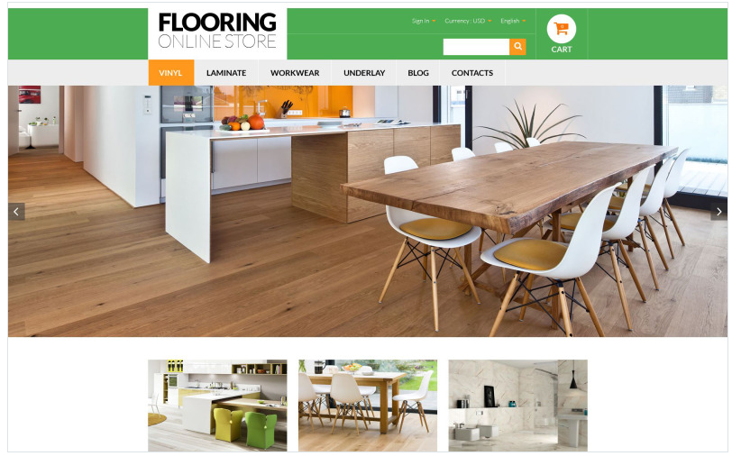 Flooring Online Store PrestaShop Theme