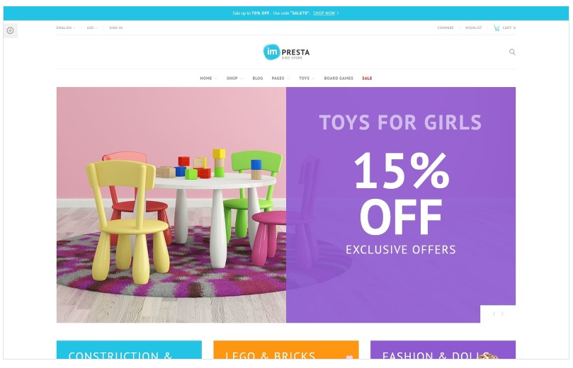 Impresta - Kids Store PrestaShop Theme
