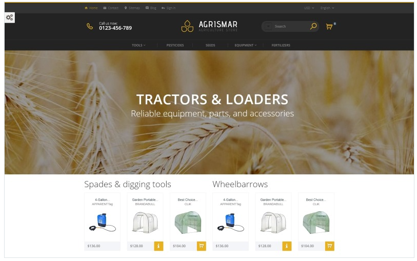 Agrismar - Agriculture Store PrestaShop Theme