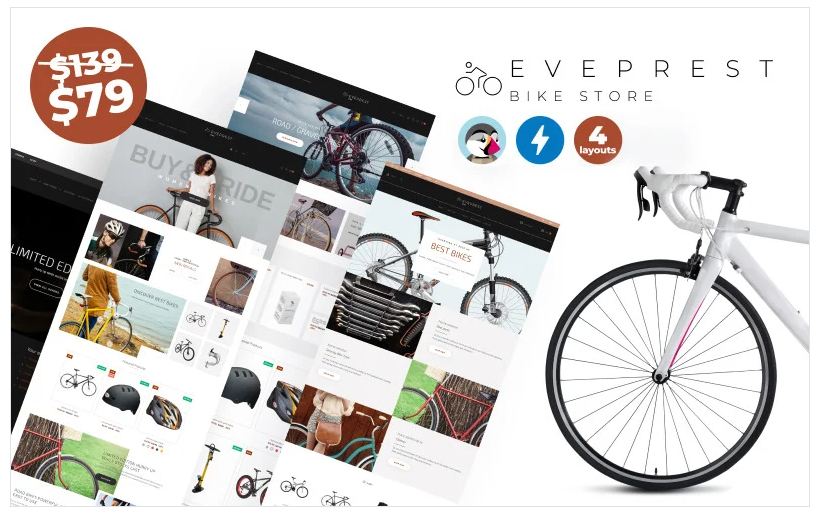 Eveprest Bike 1.7 - Bike Store PrestaShop Theme