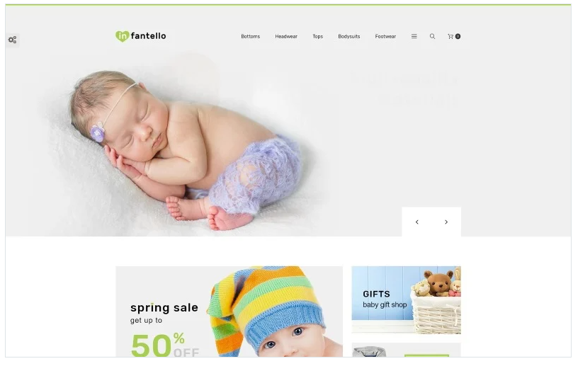 Infantello - Infant Clothing Store PrestaShop Theme