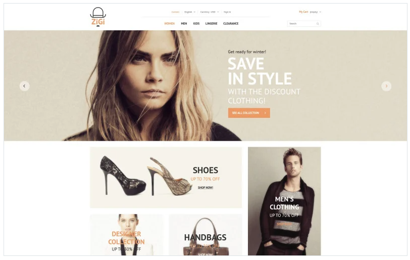 Clothing Diversity PrestaShop Theme