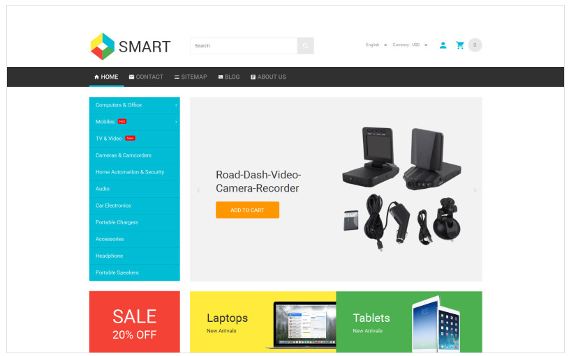 Smart PrestaShop Theme