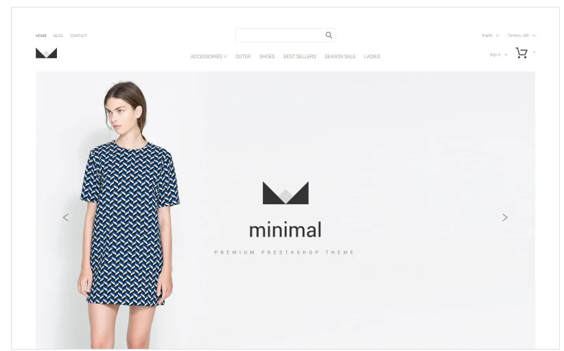 Minimal PrestaShop Theme