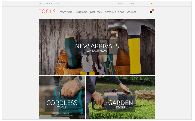 Tools PrestaShop Theme