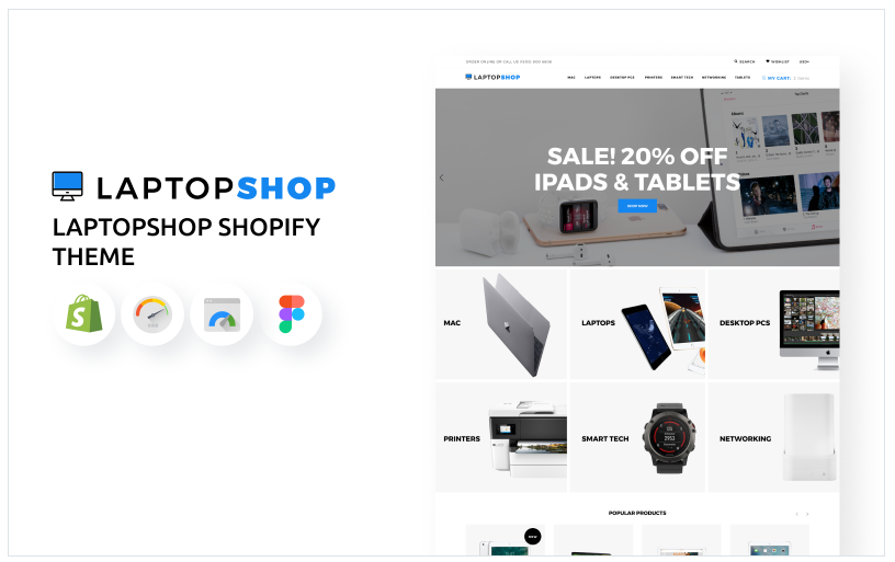 Laptopshop eCommerce Shopify Theme
