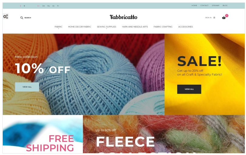 Fabbricatto PrestaShop Theme