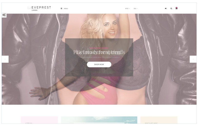 Eveprest - Lingerie PrestaShop Theme