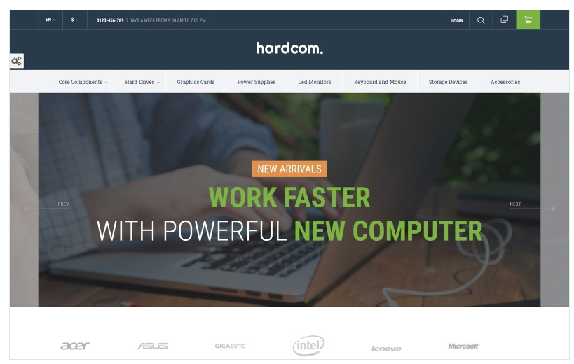 Hardcom PrestaShop Theme