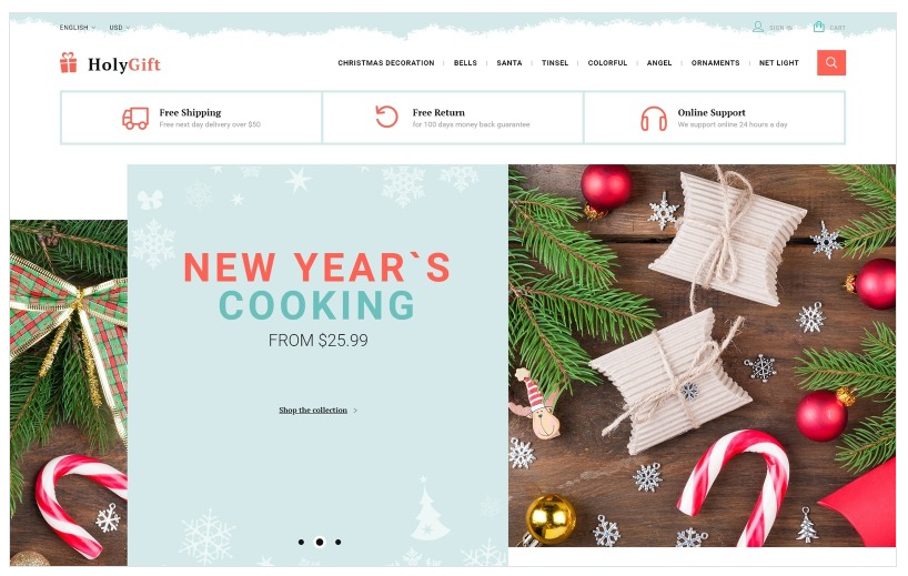 HolyGift PrestaShop Theme