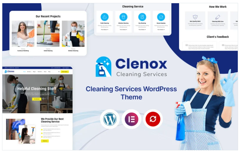 Product Image - Clenox – Cleaning Services WordPress Theme