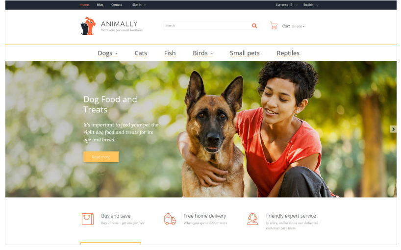 Animally PrestaShop Theme