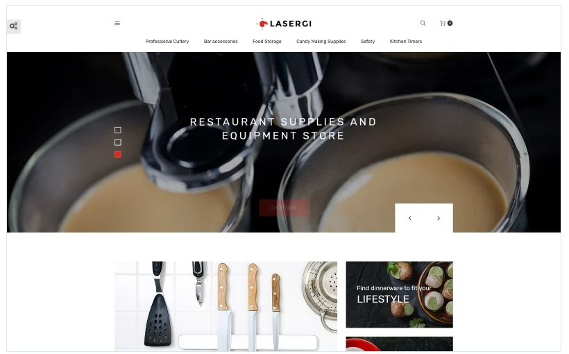 Glasergi - Cookware & Appliances PrestaShop Theme