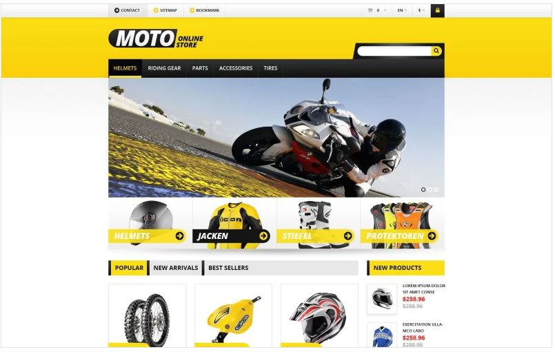 Bike Shop PrestaShop Theme