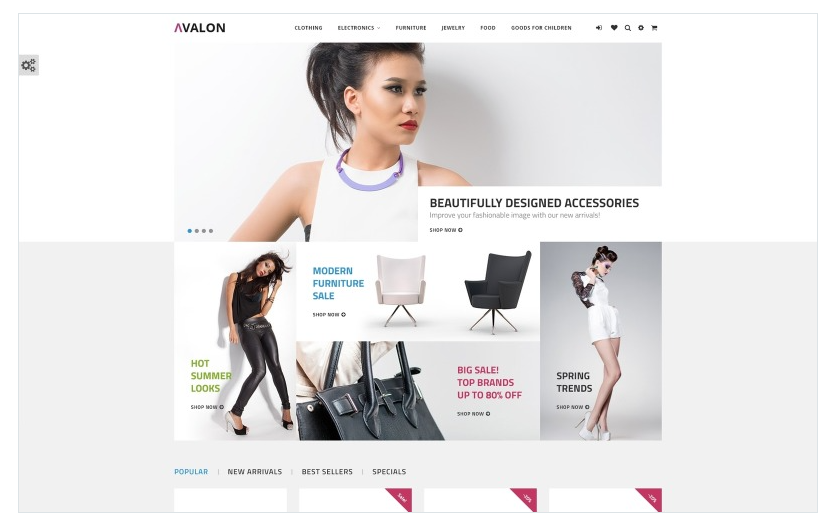Avalon - Wholesale Store PrestaShop Theme