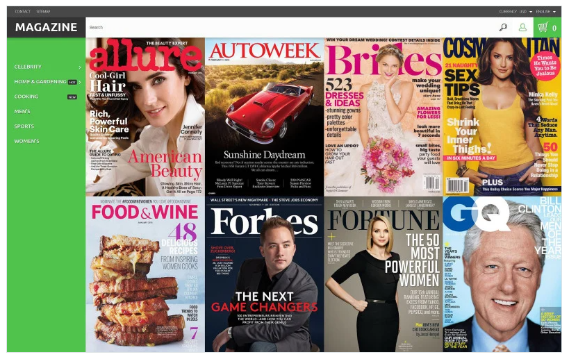 Glossy Covers PrestaShop Theme