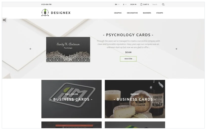 Designex - Corporate design PrestaShop Theme