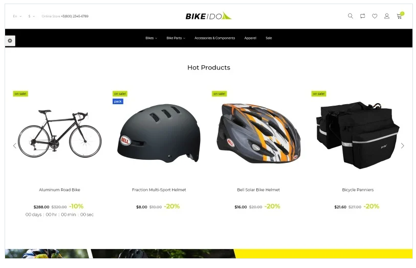 BikeIdol - Bike Shop PrestaShop Theme