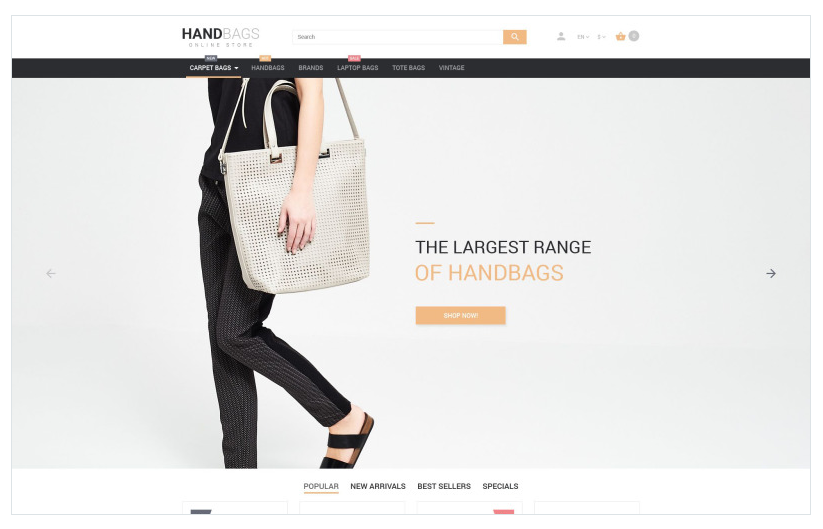 Handbag PrestaShop Theme