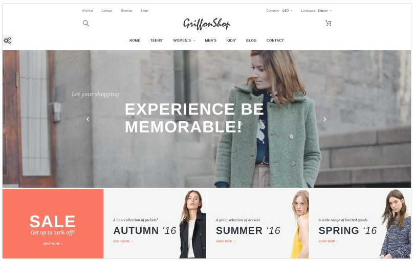 Griffon Shop - Apparel PrestaShop Theme