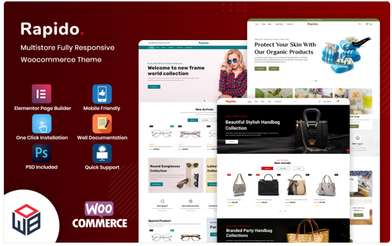Rapido - Multiparous Fashion Accessories WooCommerce Template