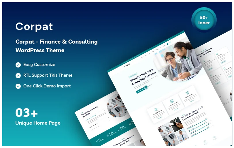 Corpat - Finance & Consulting WordPress Theme