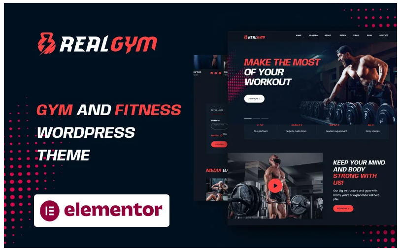 RealGym - Fitness and Gym Wordpress Theme