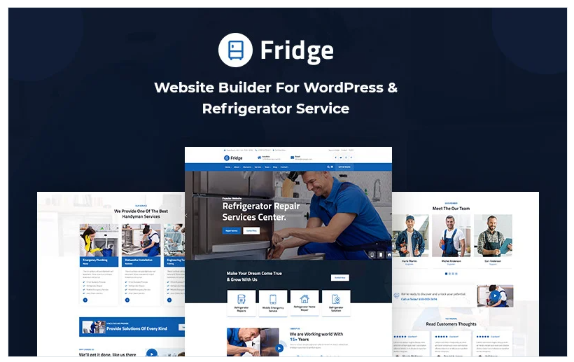 Product Image - Fridge – Refrigerator Service WordPress Theme