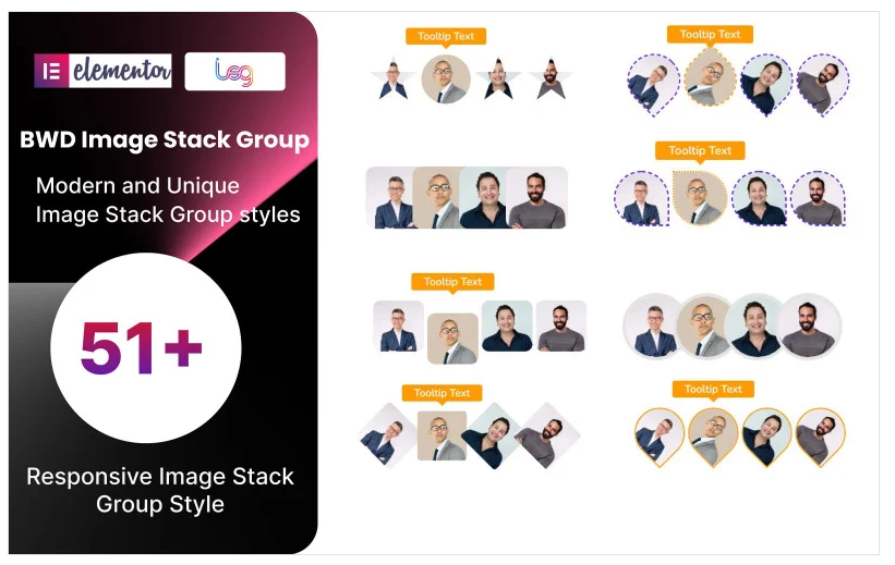Image Stack Group WordPress Plugin For Elementor