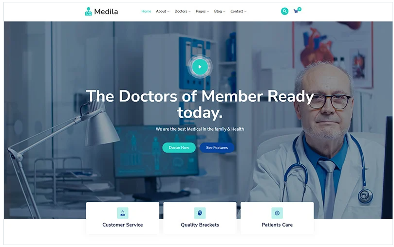 Medila - Medical Service WordPress Theme