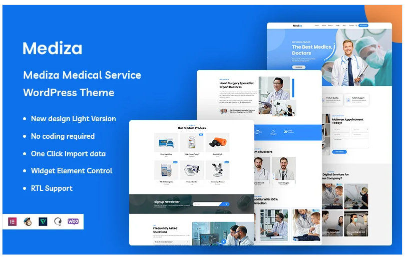 Mediza - Medical Service WordPress Theme