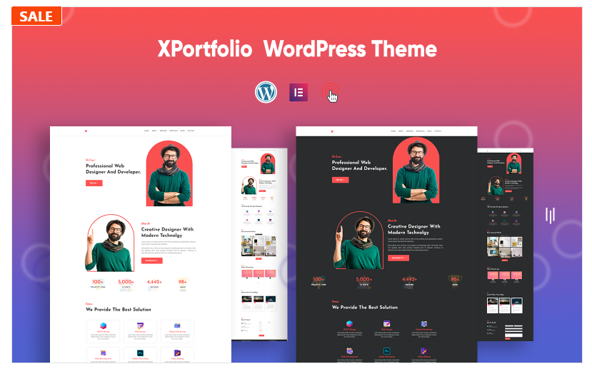 XPortfolio - Personal Portfolio WordPress Theme