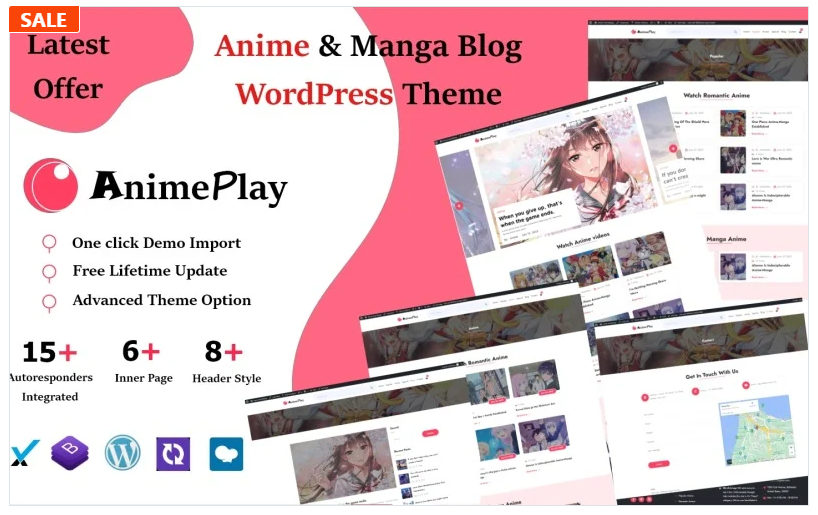 Product Image - Anime Manga And Blog Magazine WordPress Theme Product Image - Anime Manga And Blog Magazine WordPress Theme