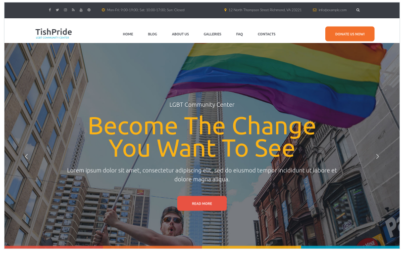 Product Image - TishPride – LGBT Community WordPress Theme Product Image - TishPride – LGBT Community WordPress Theme