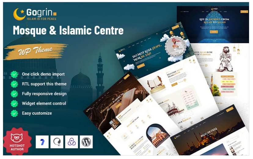 Product Image - Gogrin – Mosque & Islamic Centre WordPress Theme
