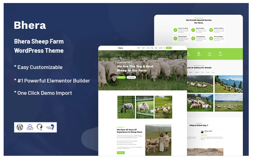 Product Image - Bhera – Sheep Farm Responsive WordPress Theme