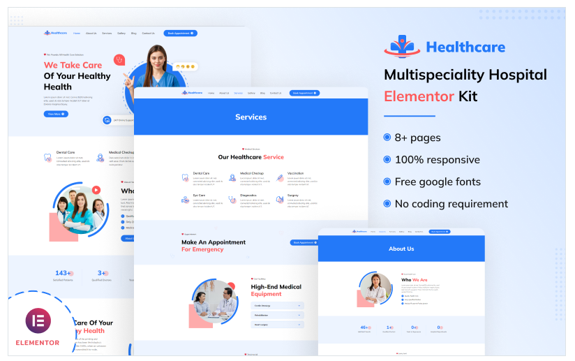 Healthcare - Multispeciality Hospital Elementor Kit
