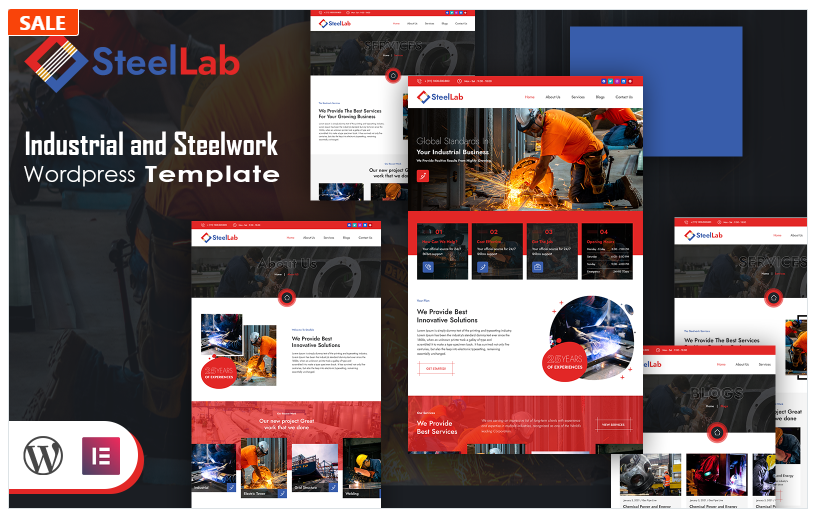 Product Image - Steellab – Industrial and Steelwork WordPress Template