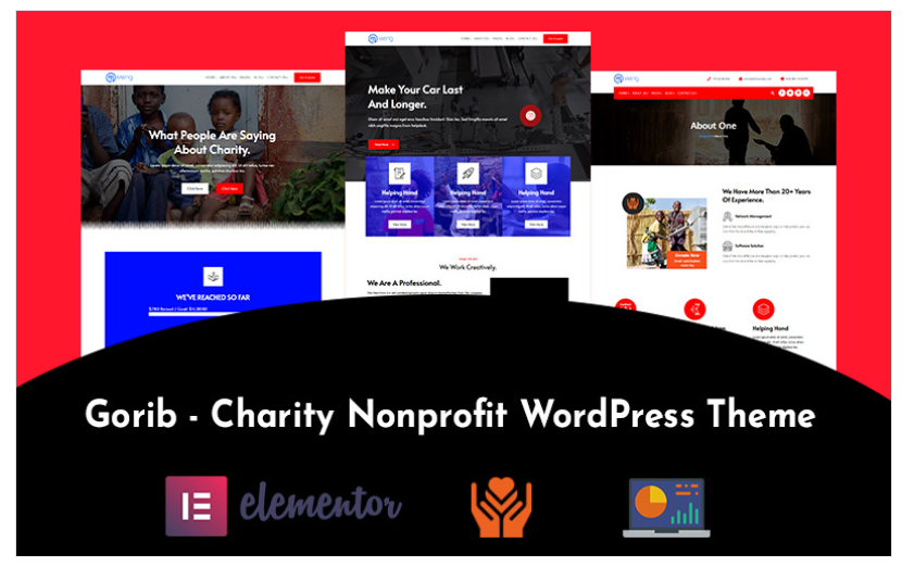 Gorib - Charity WordPress Theme