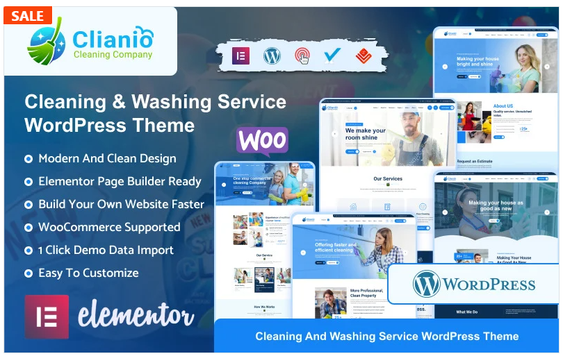 Product Image - Clianio – Cleaning Services WordPress Theme