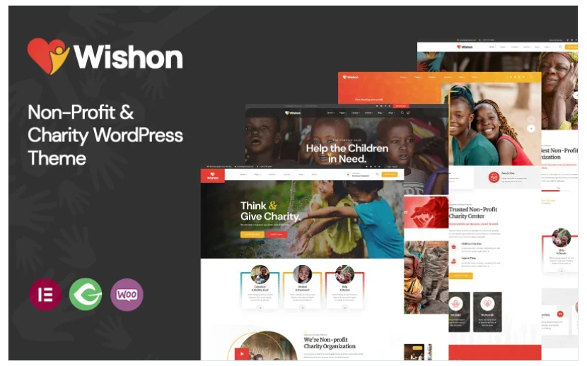 Product Image - Wishon – Non-Profit & Charity WordPress theme