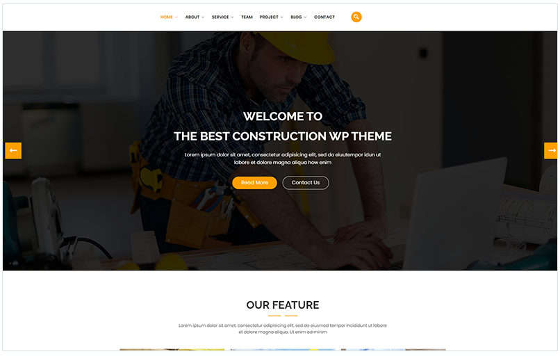 Builds - Build Construction WordPress Theme