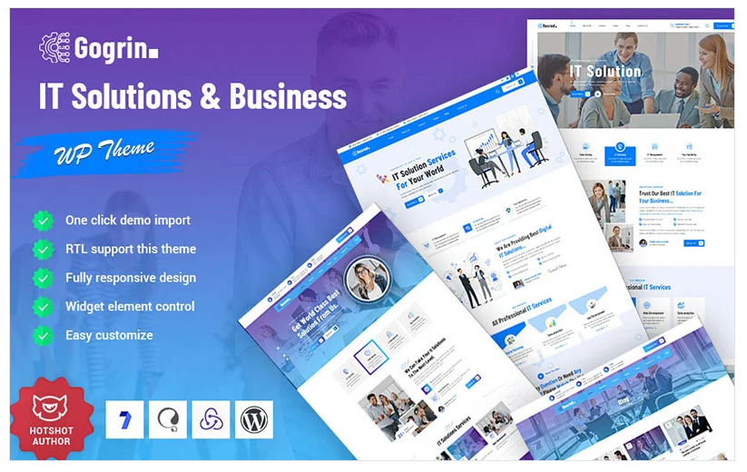 Product Image - Gogrin – IT Solutions & Business Service WordPress Theme