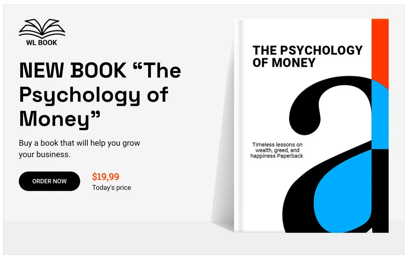 WL Book Elementor Landing Page Template