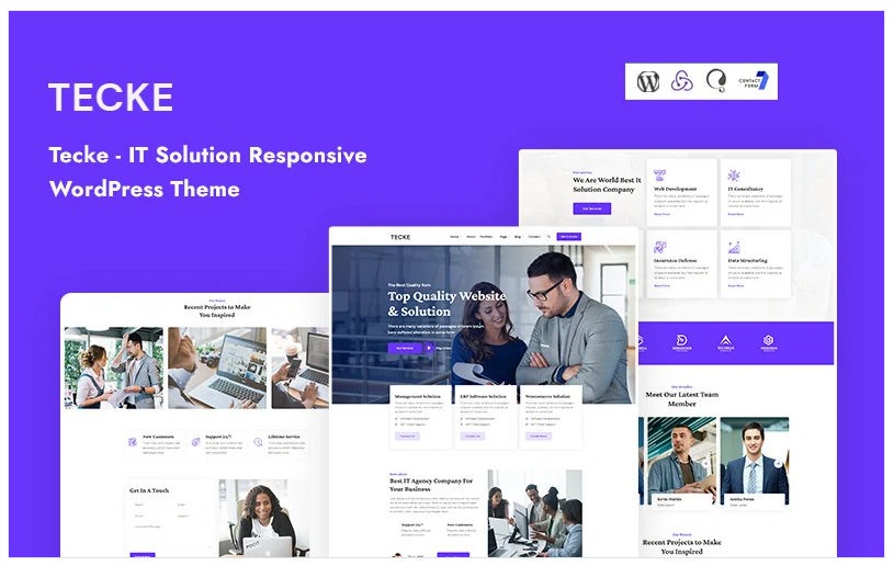 Product Image - Tecke – IT Solution WordPress Theme