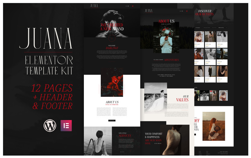 JUANA - Elementor Template Kit - WooCommerce Compatible