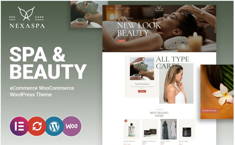 Nexaspa - Spa, Cosmetic and Beauty WooCommerce Theme