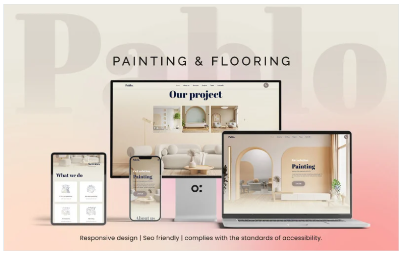 Painter and Flooring Website With Wordpress Elementor Kit