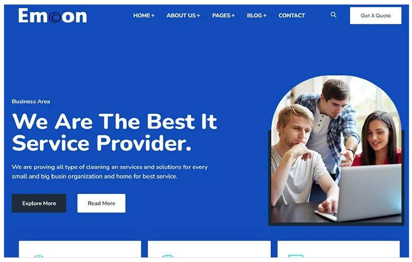 Emcon - IT Solutions Company WordPress Theme